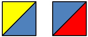 Квадраты из треугольников