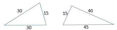Периметр треугольников