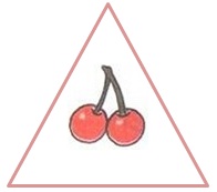 вишни в треугольнике