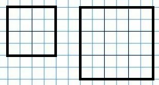 Два квадрата к заданию 4 с. 61