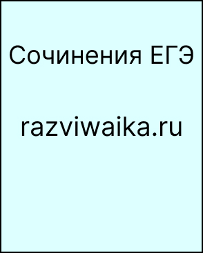 Готовое сочинение в формате ЕГЭ