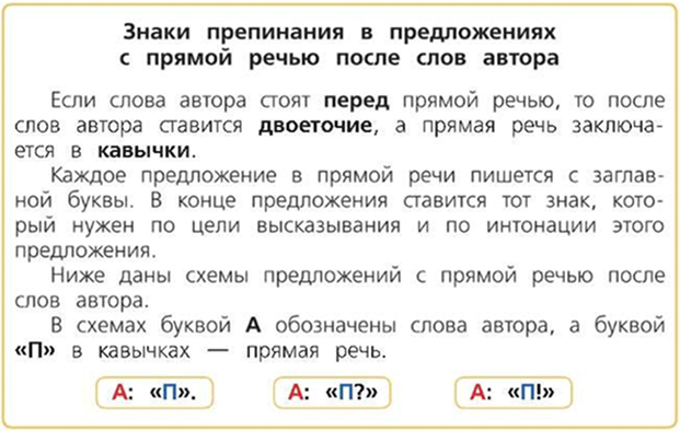 Страница 38 учебника по русскому языку 4 класс Канакина упражнение 59 с ответами, правилами и схемами предложений с прямой речью.