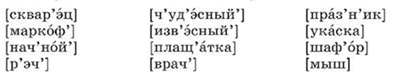 Страница 61 учебника по русскому языку 4 класс Канакина упражнение 104, звуковые транскрипции слов с ответами буквами
